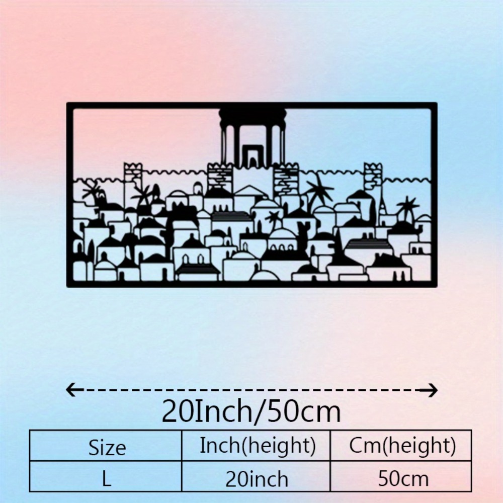 CIFBUY Metal Wall Art Jerusale - Art & Craft Voucher Code 评论和价格