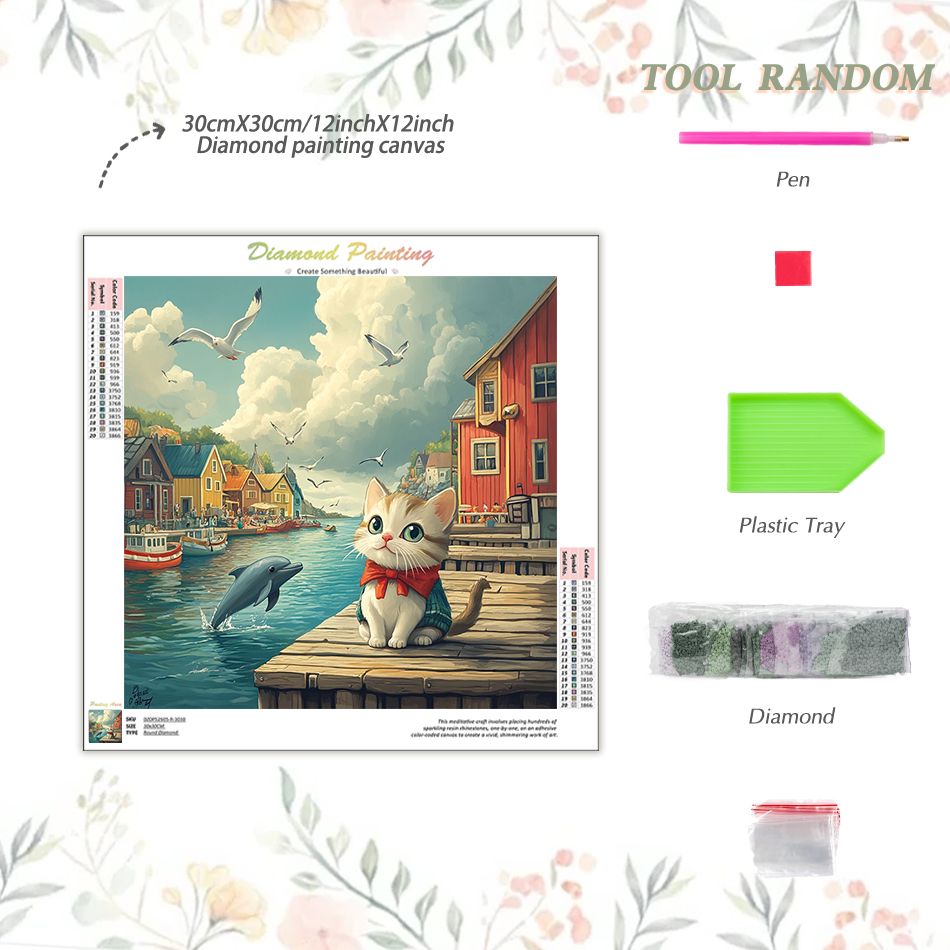 CHENISTORY Cat Diamond Paintin - Art Craft Room Ideas 评论和价格